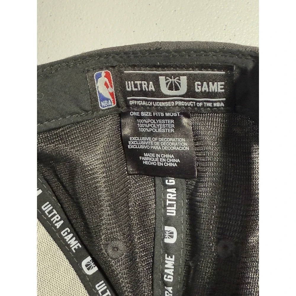 NWT ULTRA GAME NBA LOS ANGELES LAKERS SNAPBACK FLAT BRIM CAP BLACK